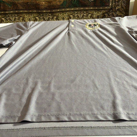 GEAR X-Large men’s grey FBI Boston polo shirt clumate control short sleeve - Picture 11 of 15